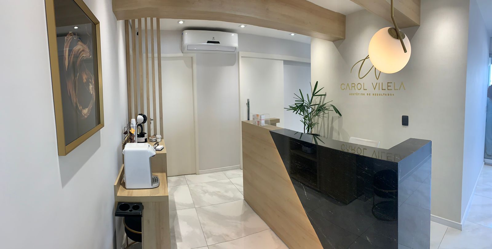 Recepção da Carol Vilela Estética